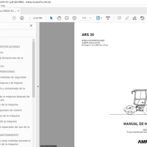 AMMANN ARS 30 MANUAL DE MANEJO 3045302 PDF