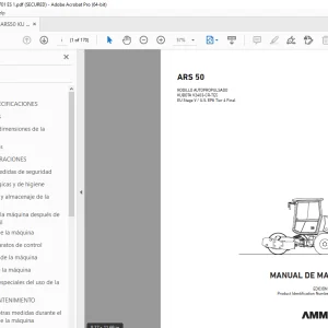AMMANN ARS 50 MANUAL DE MANEJO 3045882 PDF