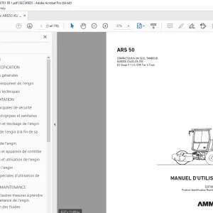 AMMANN ARS 50 MANUEL D'UTILISATION 3045882 PDF