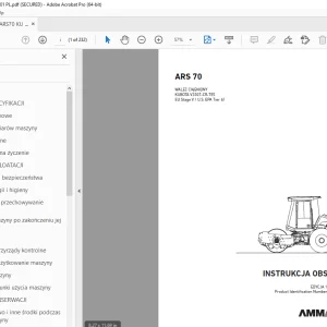 AMMANN ARS 70 INSTRUKCJA OBSŁUGI 3017062 PDF