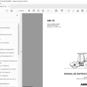 AMMANN ARS 70 MANUAL DE INSTRUCCIONES 2563075 PDF