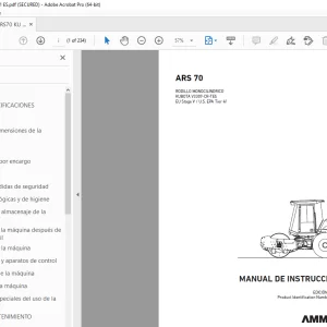 AMMANN ARS 70 MANUAL DE INSTRUCCIONES 3028767 PDF