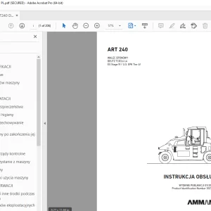 AMMANN ART 240 WALEC OPONOWY INSTRUKCJA OBSŁUGI 3027199 PDF