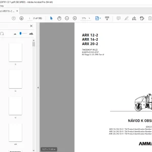 AMMANN ARX 12-2 ARX 16-2 ARX 20-2 TANDEMOVÝ VÁLEC NÁVOD K OBSLUZE PDF