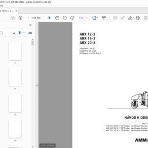 AMMANN ARX 12-2 ARX 16-2 ARX 20-2 TANDEMOVÝ VÁLEC NÁVOD K OBSLUZE PDF
