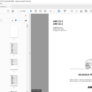 AMMANN ARX 23-2 ARX 26-2 DÍLENSKÁ PŘÍRUČKA PDF