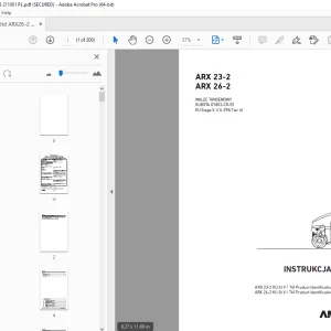 AMMANN ARX 23-2 ARX 26-2 INSTRUKCJA OBSŁUGI PDF