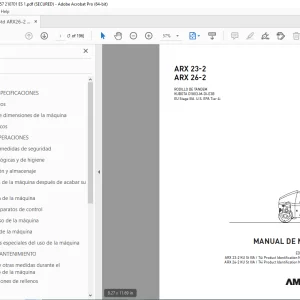 AMMANN ARX 23-2 ARX 26-2 MANUAL DE MANEJO PDF