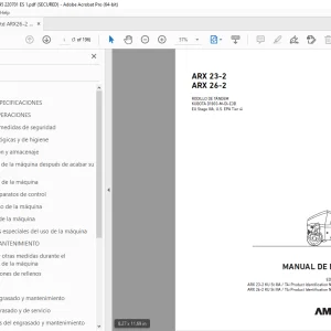 AMMANN ARX 23-2 ARX 26-2 MANUAL DE MANEJO PDF
