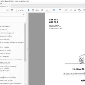 AMMANN ARX 23-2 ARX 26-2 MANUAL DE MANEJO PDF