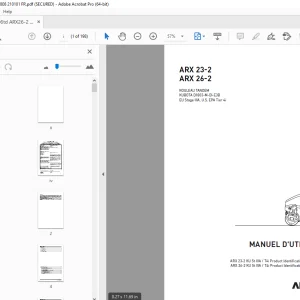 AMMANN ARX 23-2 ARX 26-2 MANUEL D'UTILISATION PDF