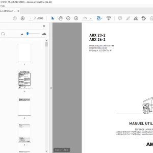 AMMANN ARX 23-2 ARX 26-2 MANUEL UTILISATEUR PDF