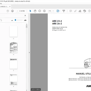 AMMANN ARX 23-2 ARX 26-2 MANUEL UTILISATEUR PDF