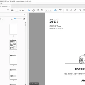 AMMANN ARX 23-2 ARX 26-2 NÁVOD K OBSLUZE PDF
