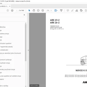 AMMANN ARX 23-2 ARX 26-2 NÁVOD K OBSLUZE PDF