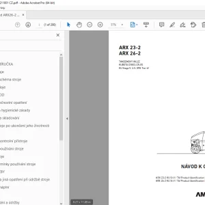 AMMANN ARX 23-2 ARX 26-2 NÁVOD K OBSLUZE PDF
