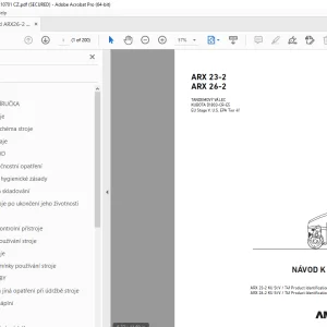AMMANN ARX 23-2 ARX 26-2 NÁVOD K OBSLUZE PDF
