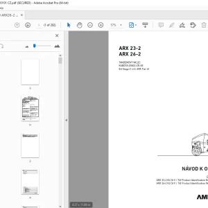 AMMANN ARX 23-2 ARX 26-2 TANDEMOVÝ VÁLEC NÁVOD K OBSLUZE PDF