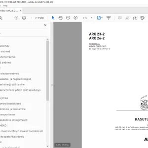 AMMANN ARX 23-2 ARX 26-2 TANDEMRULL KASUTUSJUHEND PDF