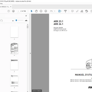 AMMANN ARX 23.1 ARX 26.1 MANUEL D'UTILISATION PDF