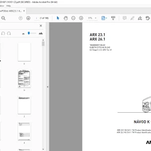 AMMANN ARX 23.1 ARX 26.1 TANDEMOVÝ VÁLEC NÁVOD K OBSLUZE PDF
