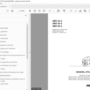 AMMANN ARX 36-2 ARX 40-2 ARX 45-2 MANUEL UTILISATEUR PDF