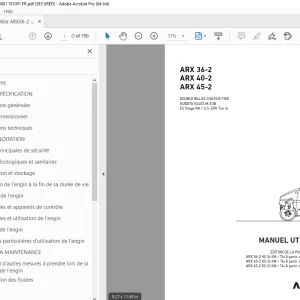 AMMANN ARX 36-2 ARX 40-2 ARX 45-2 MANUEL UTILISATEUR PDF