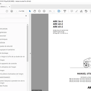 AMMANN ARX 36-2 ARX 40-2 ARX 45-2 MANUEL UTILISATEUR PDF