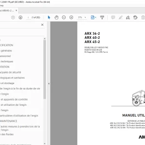 AMMANN ARX 36-2 ARX 40-2 ARX 45-2 MANUEL UTILISATEUR PDF