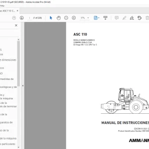 AMMANN ASC 110 MANUAL DE INSTRUCCIONES 3001328 PDF