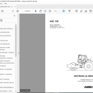 AMMANN ASC 130 INSTRUKCJA OBSŁUGI 3001329 PDF