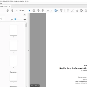 AMMANN AV 70 X Rodillo de articulación de Manual de instrucciones 4062014 PDF