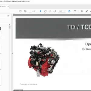 AMMANN DEUTZ TD/TCD 3.6 L4 Operation Manual PDF