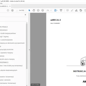 AMMANN eARX 26-2 WALEC TANDEMOWY INSTRUKCJA OBSŁUG 3000000 PDF