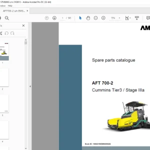 Ammann AFT 700-2 Parts Manual 10002150EM3000626 PDF
