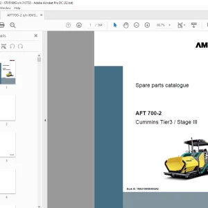 Ammann AFT 700-2 Parts Manual 10002150KM3004262 PDF