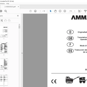 Ammann APR 4920 (H) Operating Manual PDF