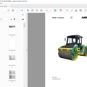 Ammann AV 130 X Cummins Tier 3 Mode d´emploi PDF