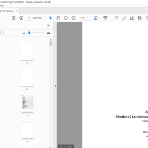 Ammann AV 130 X Kloubový tandemový válec Dílenská prírucka 4022018 PDF