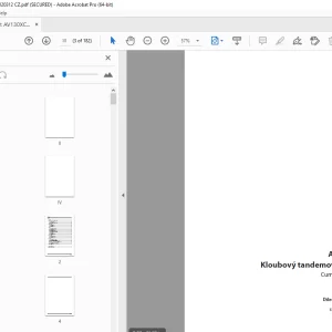 Ammann AV 130 X Kloubový tandemový válec Dílenská prírucka 4022030 PDF