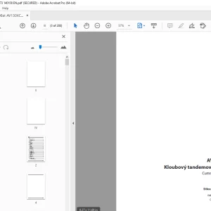 Ammann AV 130 X Kloubový tandemový válec Dílenská prírucka 4022071 PDF
