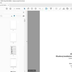Ammann AV 130 X Kloubový tandemový válec Dílenská prírucka 4022089 PDF