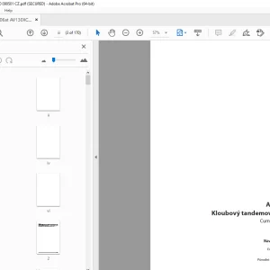 Ammann AV 130 X Kloubový tandemový válec Návod k obsluze 4022001 PDF
