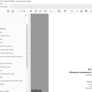 Ammann AV 130 X Kloubový tandemový válec Návod k obsluze 4022006 PDF