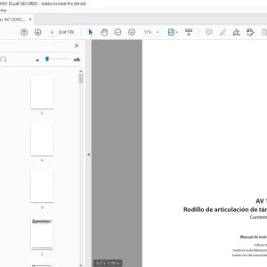 Ammann AV 130 X Rodillo de articulación de tándem Manual de instrucciones  PDF
