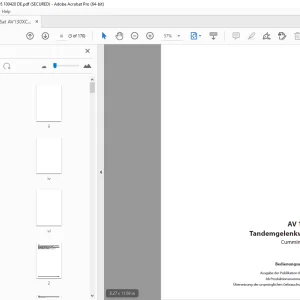 Ammann AV 130 X Tandemgelenkwalze Bedienungsanleitung 4022001 PDF