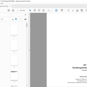 Ammann AV 130 X Tandemgelenkwalze Bedienungsanleitung 4022013 PDF