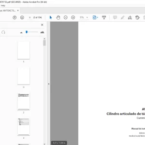 Ammann AV 70 X Cilindro articulado de tándem Manual de instrucciones 00031 PDF