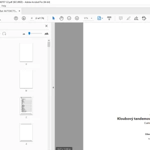 Ammann AV 70 X Kloubový tandemový válec Dílenská prírucka 00031 PDF
