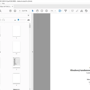 Ammann AV 70 X Kloubový tandemový válec Dílenská prírucka 4062034 PDF